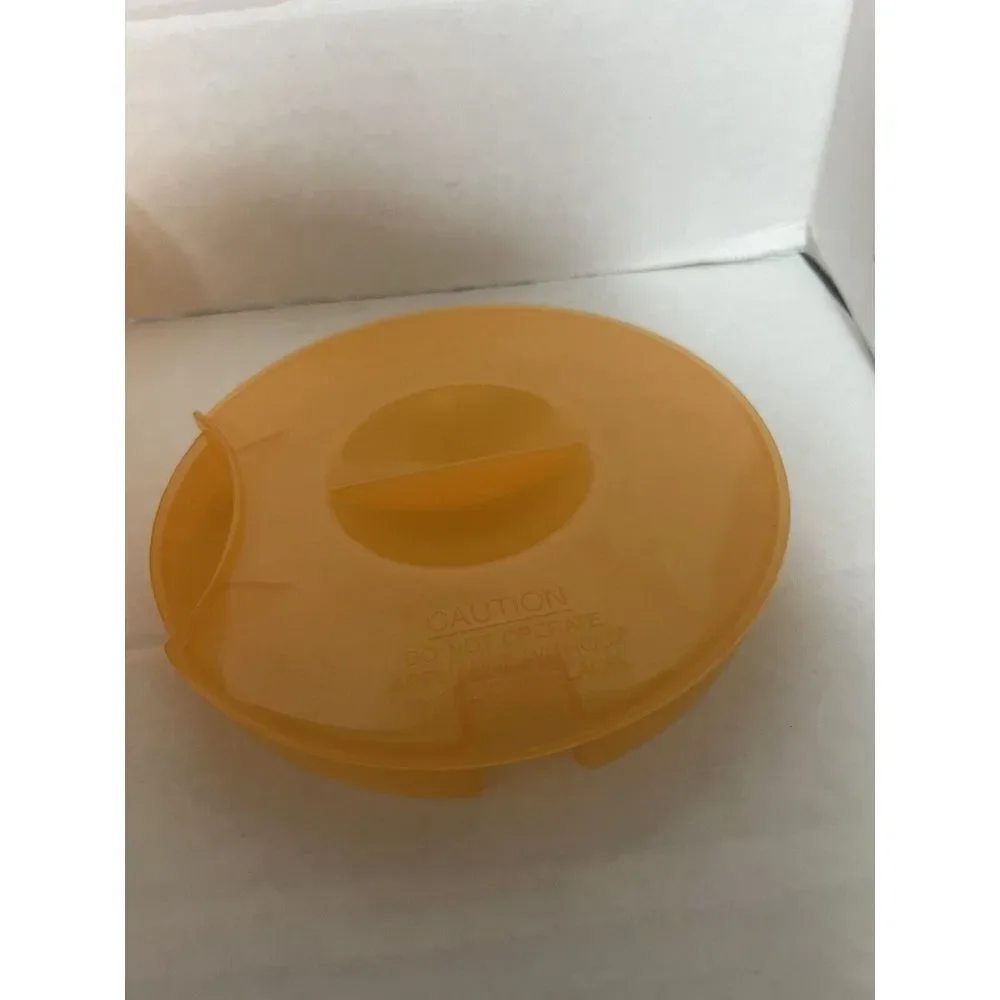 Mr. Coffee 2 Qt. Iced Tea Pot Maker Replacement Part Orange Brew Basket With Lid